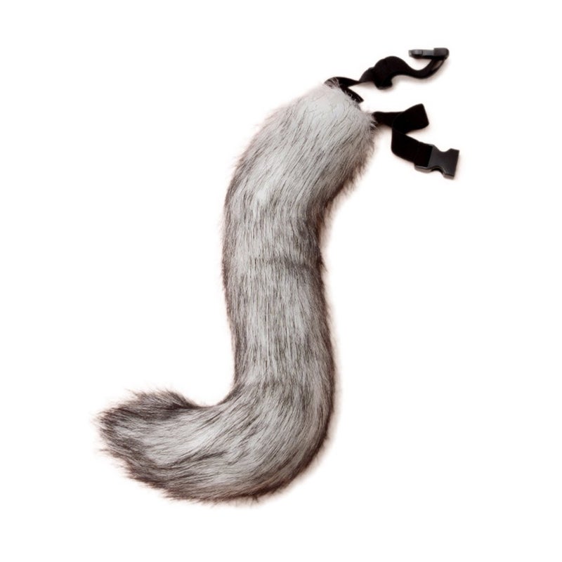 JUNBOON Faux Fur Fox Tail for Cosplay Costume Halloween Party (Fox) - Image 1